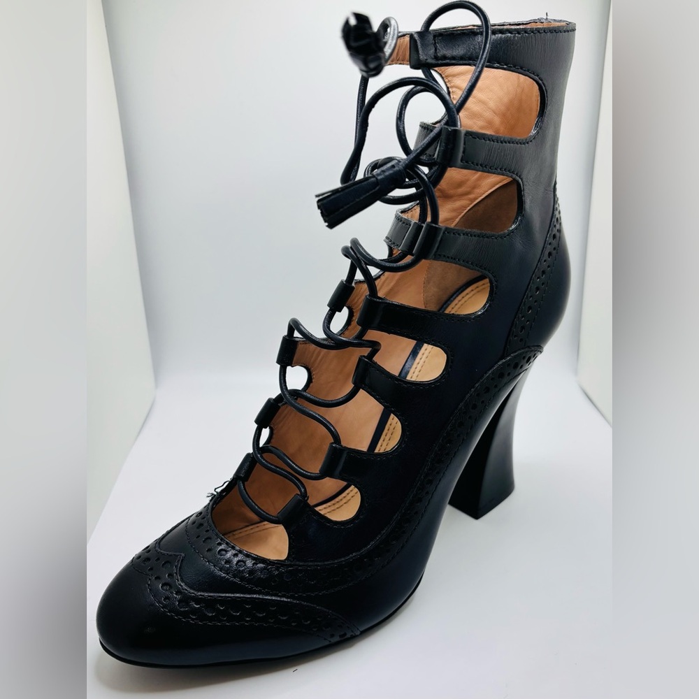 Brand new Tory Burch navy bootie.  Size 9.5.